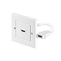 Wentronic 51722-GB 1 x HDMI A-Jack Shielded HDMI Wall Socket