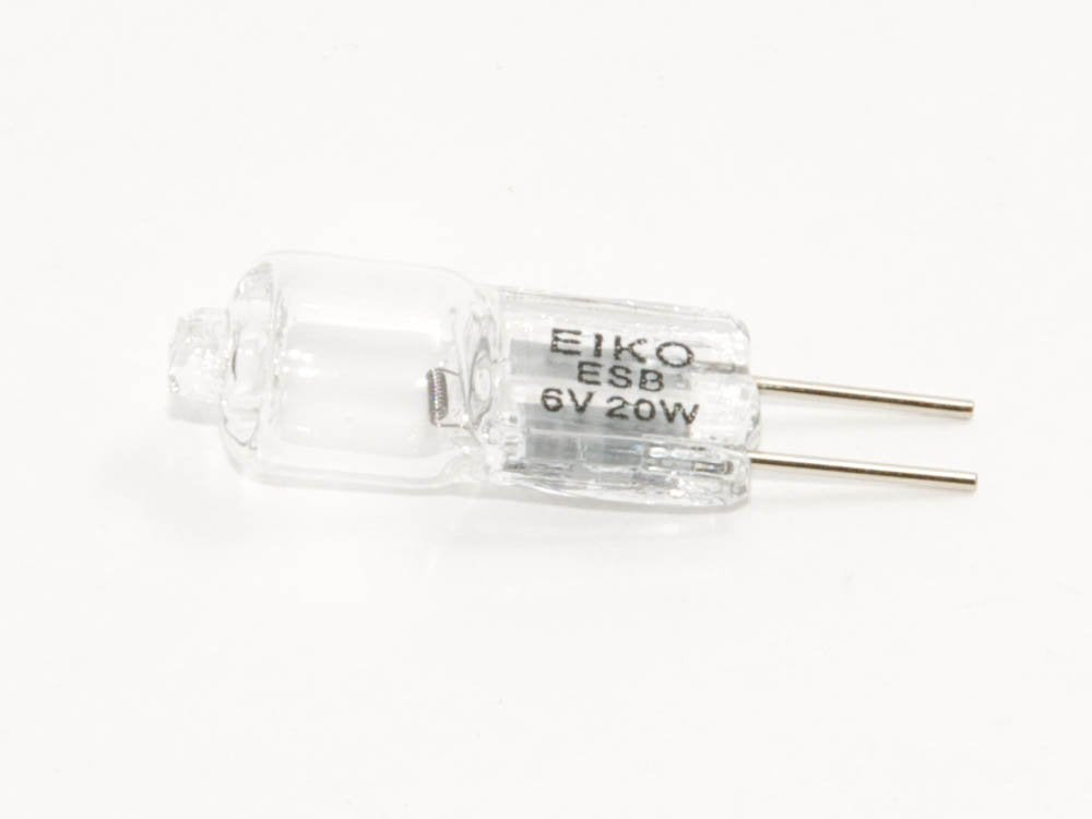Eiko ESB/FHE T2-3/4 G4 Base Halogen Bulb, 6V/20W