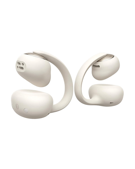Baseus Bowie MC2 Open Ear Clip On Earbuds, CloudComfort 2.0 Wrap-Around Design, LDAC Hi-Res Audio, Bluetooth 6.0, 55H Playtime, 4-Mic AI Clear Call
