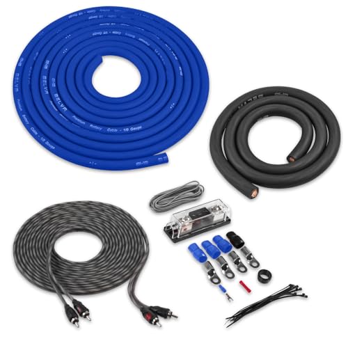 Belva True 1/0 Gauge AWG Premium CCA Complete - BAK02BL Blue