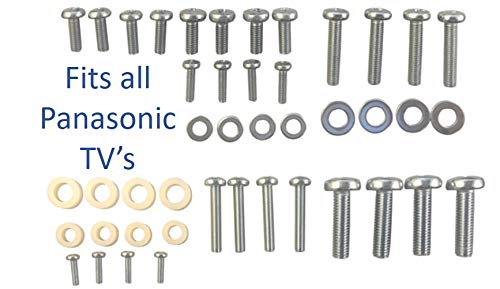 Full Set of Panasonic TV Mounting Bolts/Screws and Washers - Fits Any Size TV