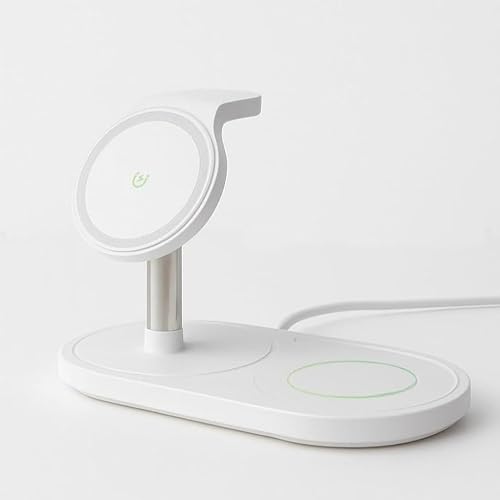 3 in 1 Wireless Charger for iPhone, Apple Watch, AirPods - Charging Station Stand for Multiple Devices, Fast Wireless Charging Dock for iPhone 12+
