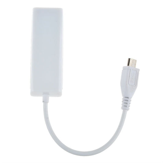 MaxLLTo White Micro USB 2.0 Ethernet RJ45 Network LAN Adapter Card for Android Tablet PC