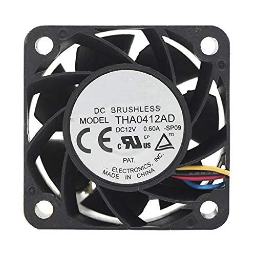 for THA0412AD 4cm 4020 12V 0.60A Double Ball Cooling Fan