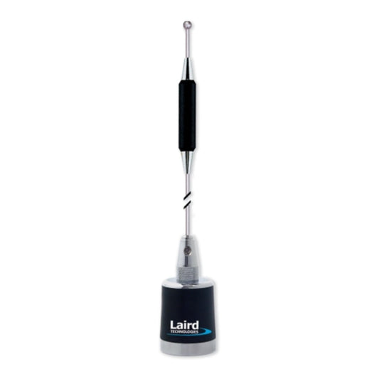 Laird Technologies 450-470 MHz 5dB 1/2 Wave No Ground Antenna - Chrome