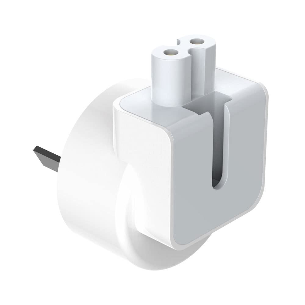 VizGiz 2 Pack AU Plug Duck Head Adapter Converter for Apple MacBook Mac iPad iPhone AC Power Wall Charger Brick Block Australian New Zealand China NZ…