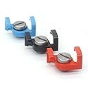 SZJELEN Cable Clamp Wire Clip with 3/8 Screw ARRI RED Camera Power Cable Clamp for Fixed Camera Cable (A red one)