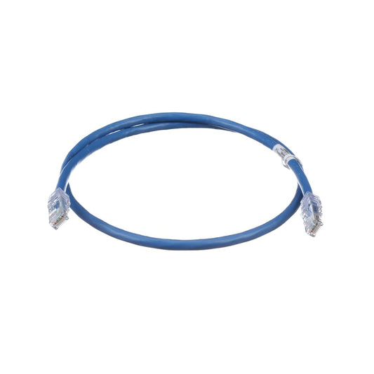 Patch Cord, 24 AWG, Cat. 6A, RJ45, 7 ft., Yellow