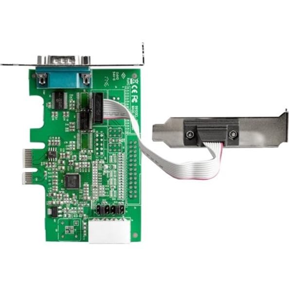 StarTech 2-Port PCI Express RS232 Serial Adapter Card, TAA (PEX2S953LP)