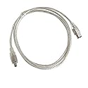 MPF Products VMC-IL4615 VMCIL4615 i.Link 4-pin to 6-pin DV Digital Video Transfer Cable Replacement Compatible with Select Sony Handycam Camcorders