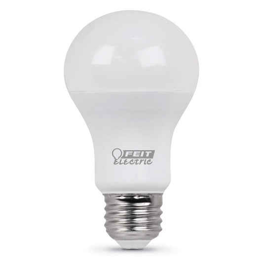 Feit Electric A19 LED Light Bulb, 60W Equivalent, E26 Medium Base, 800 Lumens, 3500K Neutral White, Non-Dimmable Standard Light Bulb, 10-Year