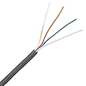 Skywalker Skyline Solid 4-Conductor Round Phone Wire (Gray / 1000ft Reel-in Box)