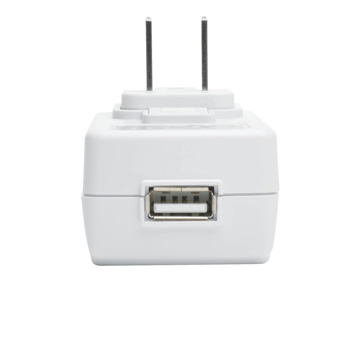 Tripp Lite USB Tablet Smartphone Wall Charger Hospital-Grade Medical 1-Port 2.5A (U280-001-W2-HG), White