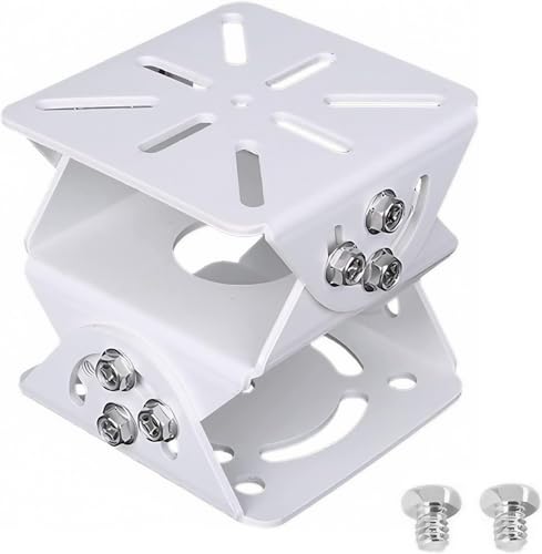 Heavy Duty 3-Axis Adjustable Security Camera Wall/Ceiling Mount Bracket - Universal Joint, 2-Layer Iron Construction, Indoor/Outdoor Use