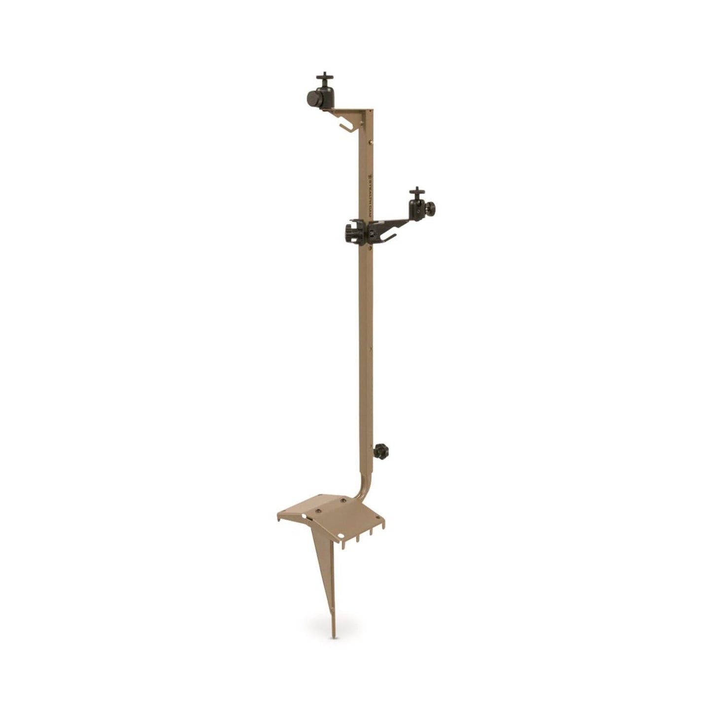 Stealth CAM Adjustable 29"-49" Expandable Height 1/4" Tripod Multi-Pivot Stable Rugged Steel Hunting Trail Camera & Solar Pak Battery Mounting Post
