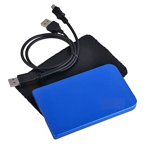 CableVantage 2.5" Inch Sata USB 2.0 Hard Drive HDD Enclosure External Laptop Disk Case Blue
