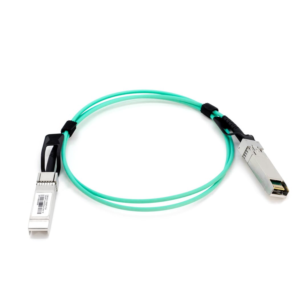 Iuron 10GbE SFP+ to SFP+ 10GBASE-AOC Active Optical Cable SFP+ Assembly 1-Meter