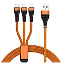 ienza Universal Multi-Type USB Charge Cable Wire with USB C & Micro Compatible with JBL Charge, Flip, Pulse, Go, Clip, Micro II, Trip, Speakers