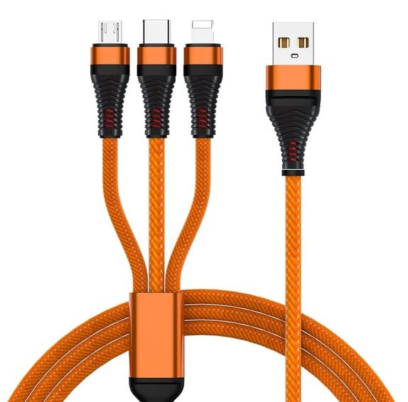 ienza Universal Multi-Type USB Charge Cable Wire with USB C & Micro Compatible with JBL Charge, Flip, Pulse, Go, Clip, Micro II, Trip, Speakers