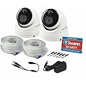 Swann PRO1080MSD 2 Park Add-On DVR Dome Security Camera System with 1080p Full HD Video, Indoor or Outdoor Design Plus True Detect Heat and Motion