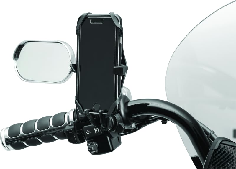 Kuryakyn® Free-Flex Device and Cup Holder, Universal Satin Black Consumer Electronics 6437