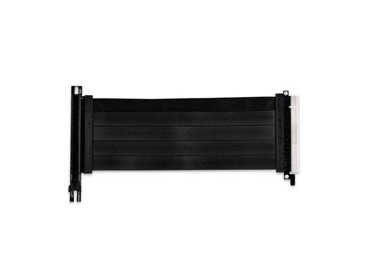 LIAN LI PW-PCI-420 Premium PCI-E 16X 4.0 Black Extender Riser Cable Length 200mm (7.87 inches)
