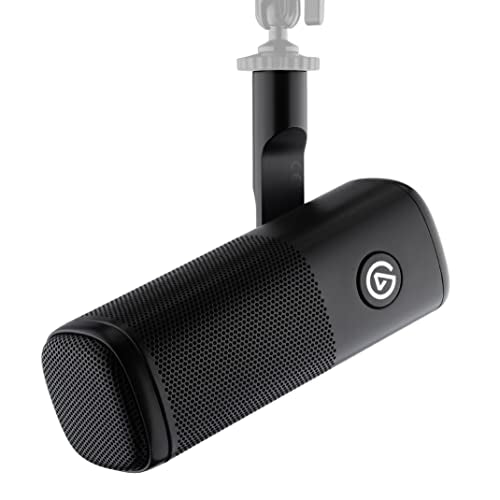Elgato Wave DX - Dynamic XLR Microphone, Cardioid pattern, Noise Rejection, speech optimised for Podcasting, Streaming, Broadcasting, No Signal
