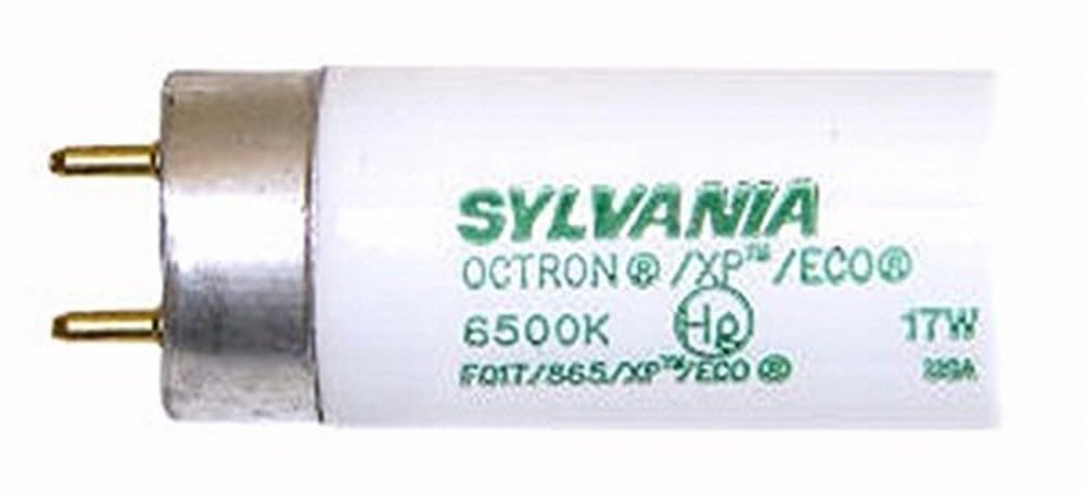 LEDVANCE Fluorescent 24" 17W T8 Lamp, 6500K Daylight, Coated, 1 Pack