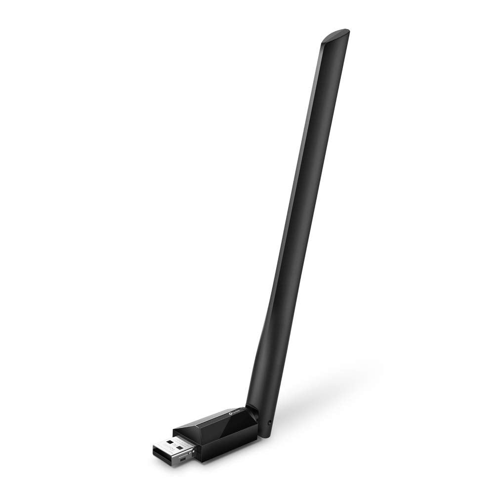 TP-Link AC600 USB WiFi Adapter for PC (Archer T2U Plus)- Wireless Network Adapter for Desktop with 2.4GHz, 5GHz High Gain Dual Band 5dBi Antenna