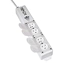 Tripp-Lite PS415HGULTRA Medical-Grade Power Strip for Moveable Equipment Assembly, 15 ft Cord, White