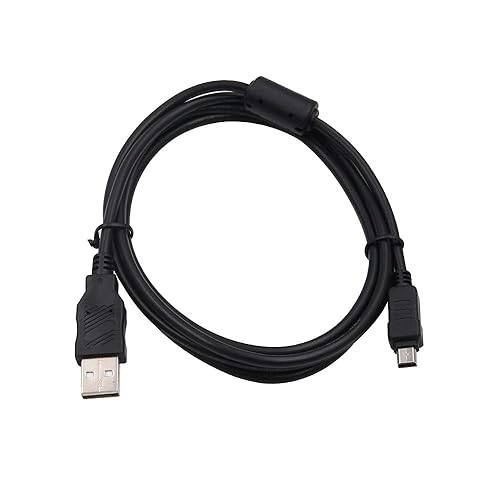 CB-USB5 USB Cable Replacement 12Pin CB-USB6/CB-USB8 Camera Transfer Data Sync Charging Cord Compatible with Olympus Digital Camera E330 E-410 E-510
