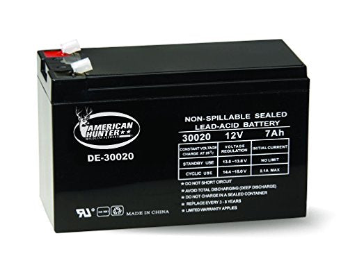 American Hunter Rechargeable Battery 30020 12 Volt Lead Acid 7 Ah