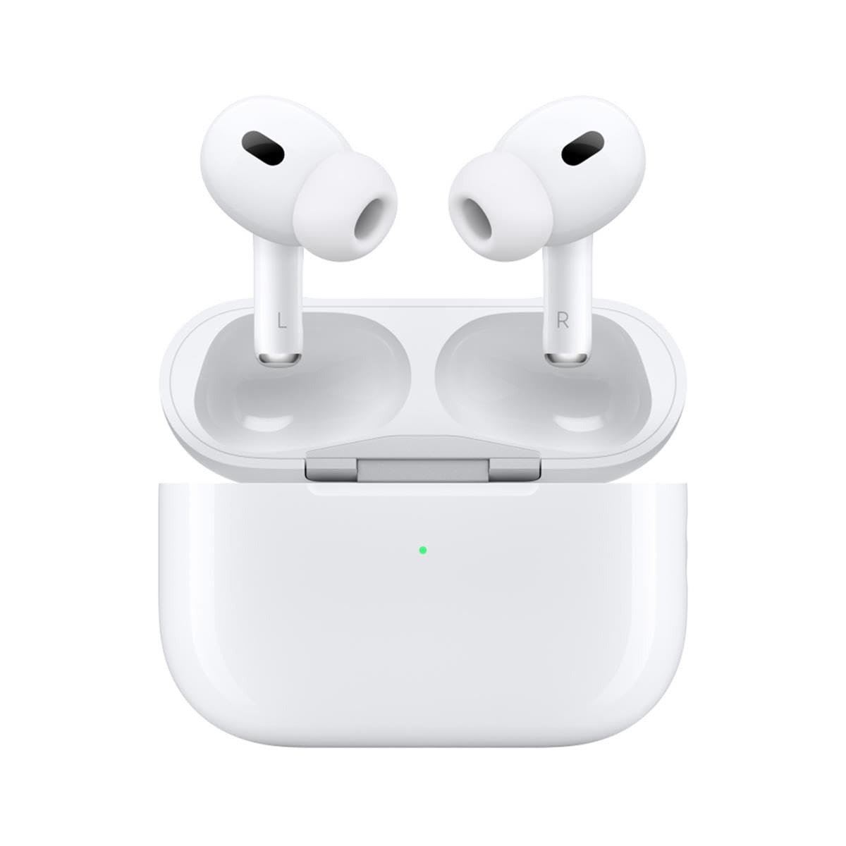 Apple AirPods Pro 2nd Generation with Wireless MagSafe Charging Case (USB-C) with Apple 1 Year Limited Warranty (Classic)