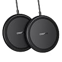 COKOEYE Wireless Charger, 15W Max Fast Wireless Charging Pad 2-Pack Compatible with iPhone 17/17 Air/17 Pro/17 Pro Max/16/15/14/13/12/Samsung