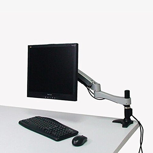 Amer.com, Inc Amer Mounts AMR1APL: Long Single Articulating Monitor Arm - Grommet Based Desk Mount -Displays up to 26 inch LCD/LED Screens