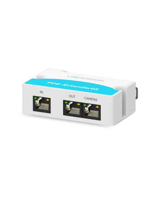 LINOVISION Mini 2 Port POE Extender Up to 1000ft, Power Over Ethernet Over Cat5/6 Cable, Splitter to 2 POE Devices Like IP Cameras, IP Phone