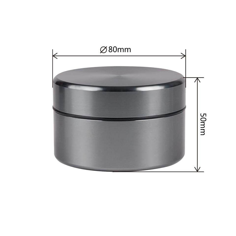 Soundlink Aluminum Alloy Earphone Case Waterproof in Ear Monitor Storage Box with Sponge Lining(Grey)