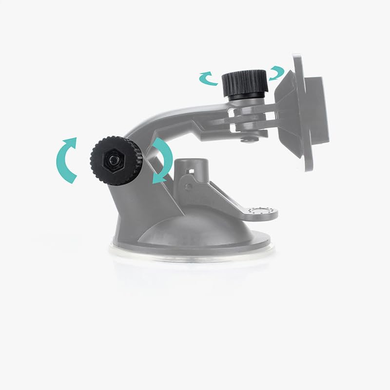ThtRht 2 Pack Suction Cup Car Mount Action Camera Holder with Quick Release Buckle Clip Car Windshield Stand for Gopro Hero Fusion DJI Osmo Underwater