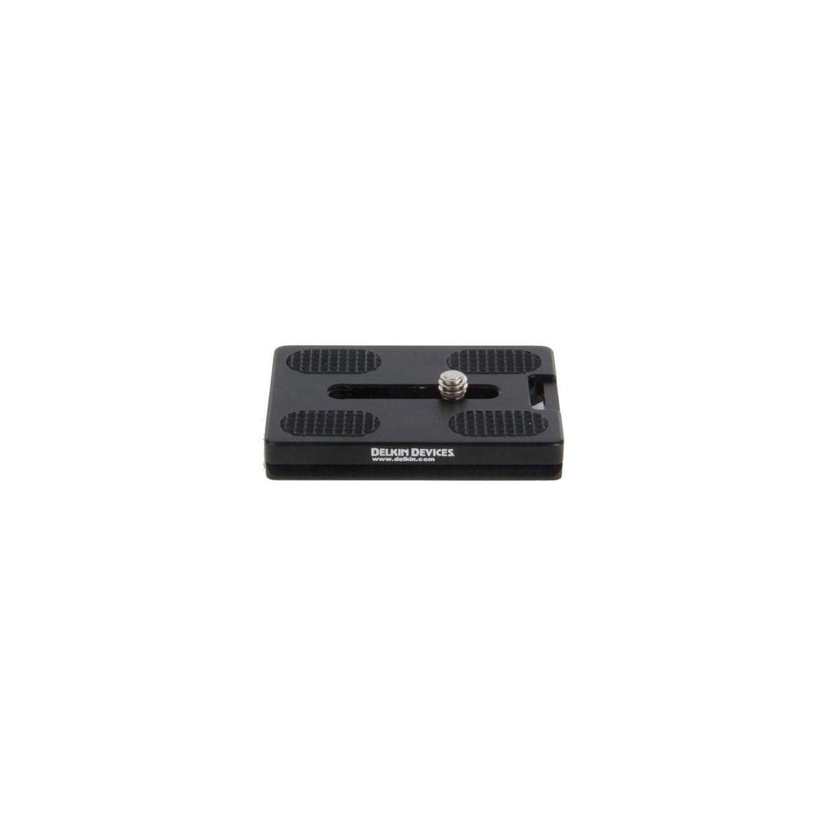 Delkin Devices Fat Gecko Quick Release Kit (DDMOUNT-AC-QKRLS), Black