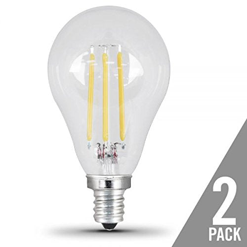 FEIT BPA1540C/827/LED/2 300 Lumen 2700K Dimmable LED - Clear - Candelabra Base2