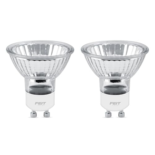 Feit Electric BPXN20MR16/GU10/2/RP Xenon 20-Watt Halogen MR16 Bulbs (2 Count Package), 3000K Warm White