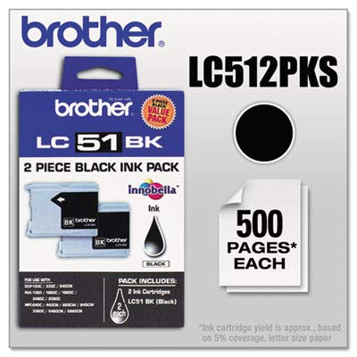 BRTLC512PKS - Brother Black Ink Cartridge