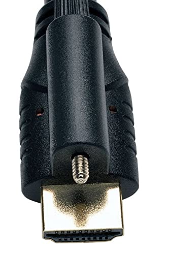 Tripp Lite Eaton Series 4K HDMI Cable 6 ft with Locking Connector to Prevent Disconnections, 4K@30Hz or 1080p@60Hz, Gold Contacts, Compatible