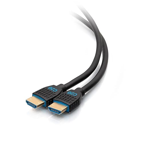 C2G 6ft Premium High Speed HDMI Cable with Ethernet - 4K 60Hz - 6 ft HDMI A/V Cable for Audio/Video Device, Home Theater System, Network Device