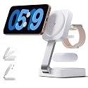 RYND 2026 Traveling Wireless Mag-Safe Fast Charging Station,Magnetic 3 in 1 Charger with iPhone 17 16 15 14 13 12 Pro Max Plus,Apple Watch Series