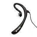 WIRED Headset MONO Handsfree Earphone 3.5mm Headphone Boom Microphone Single Earbud [Black] for Verizon LG Optimus Exceed 2 - Verizon LG Optimus Zone…