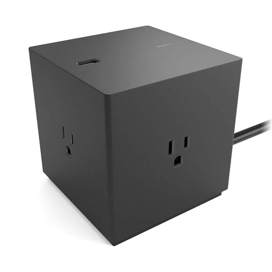 Belkin Power Strip Surge Protector - 4 Multiple Outlets & 4 USB Charger Ports, Cube Outlet Extender for MacBook, iPhone 11/12 Pro Max, Galaxy