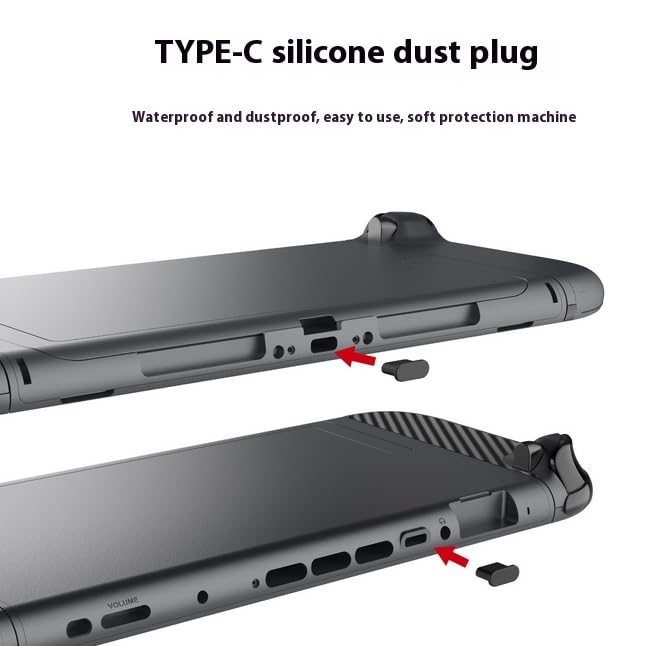 XYYORITRIX Dust Cover for Nintendo Switch 2?[New - 6in1] Protection Kit Type-C Dust Plug Headphone Jack Dust Plug Grip Stickers Silicone Rocker Cap