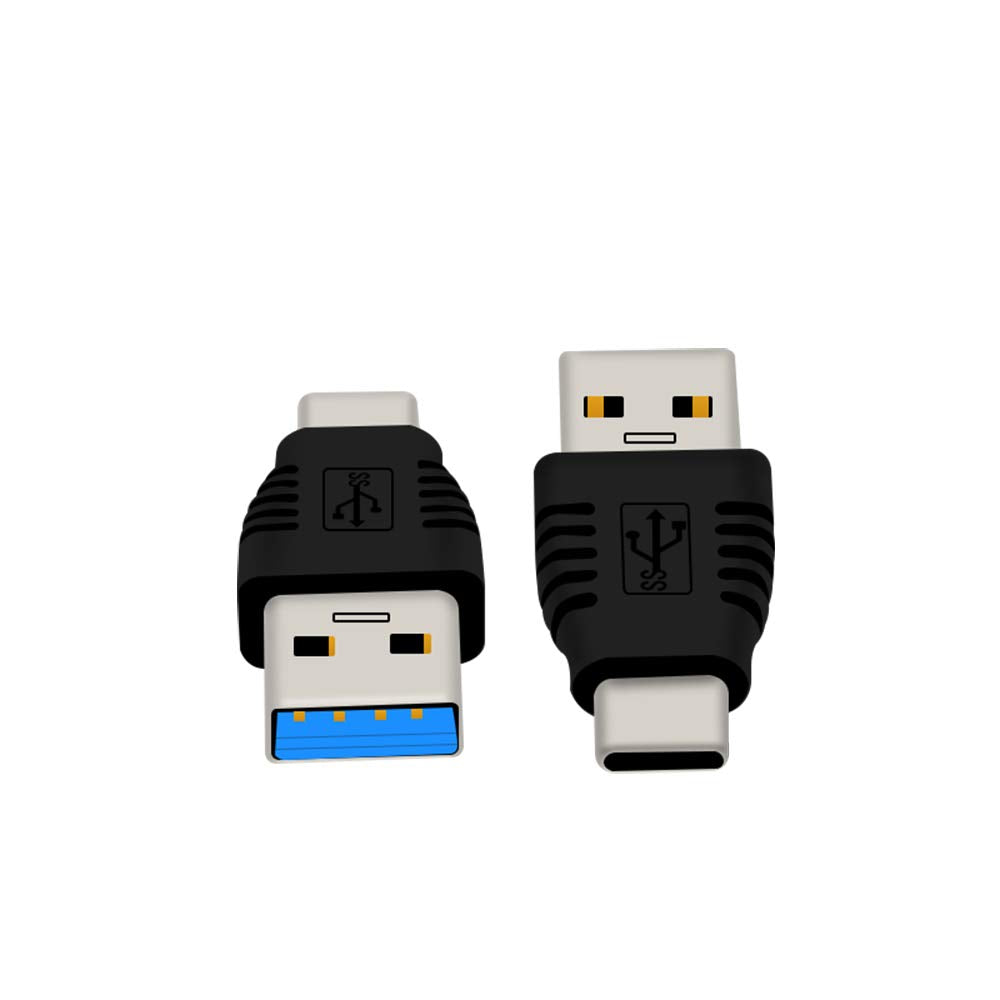 rgzhihuifz Type-C Male to USB3.0 Male Adapter，USB C to USB A 5G 3A Converter, USB 3.1 AM to CM Support Data Synchronization and Charging, Suitable…