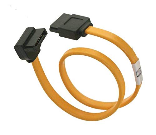 SATACables 16 inch Low Profile Straight to Right SATA Cable - LP30SR407